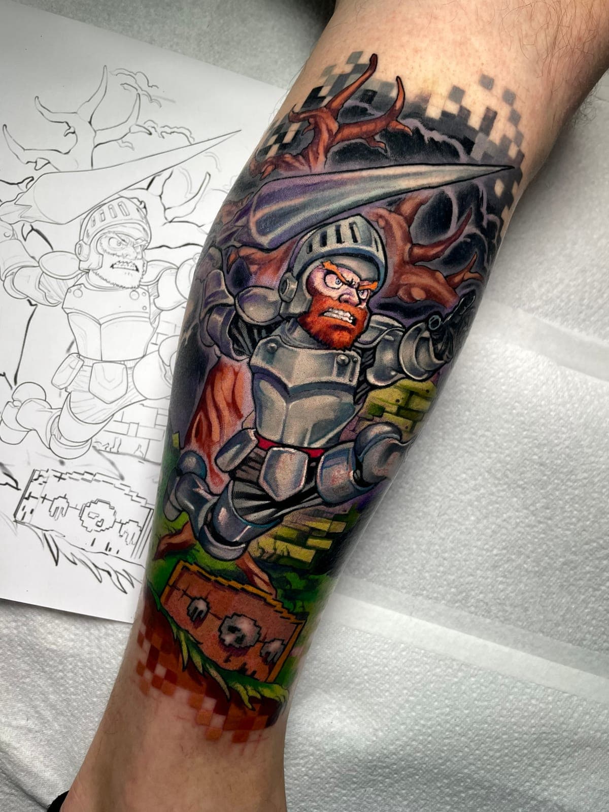 Ghost and Gouls — Lower leg · Full color