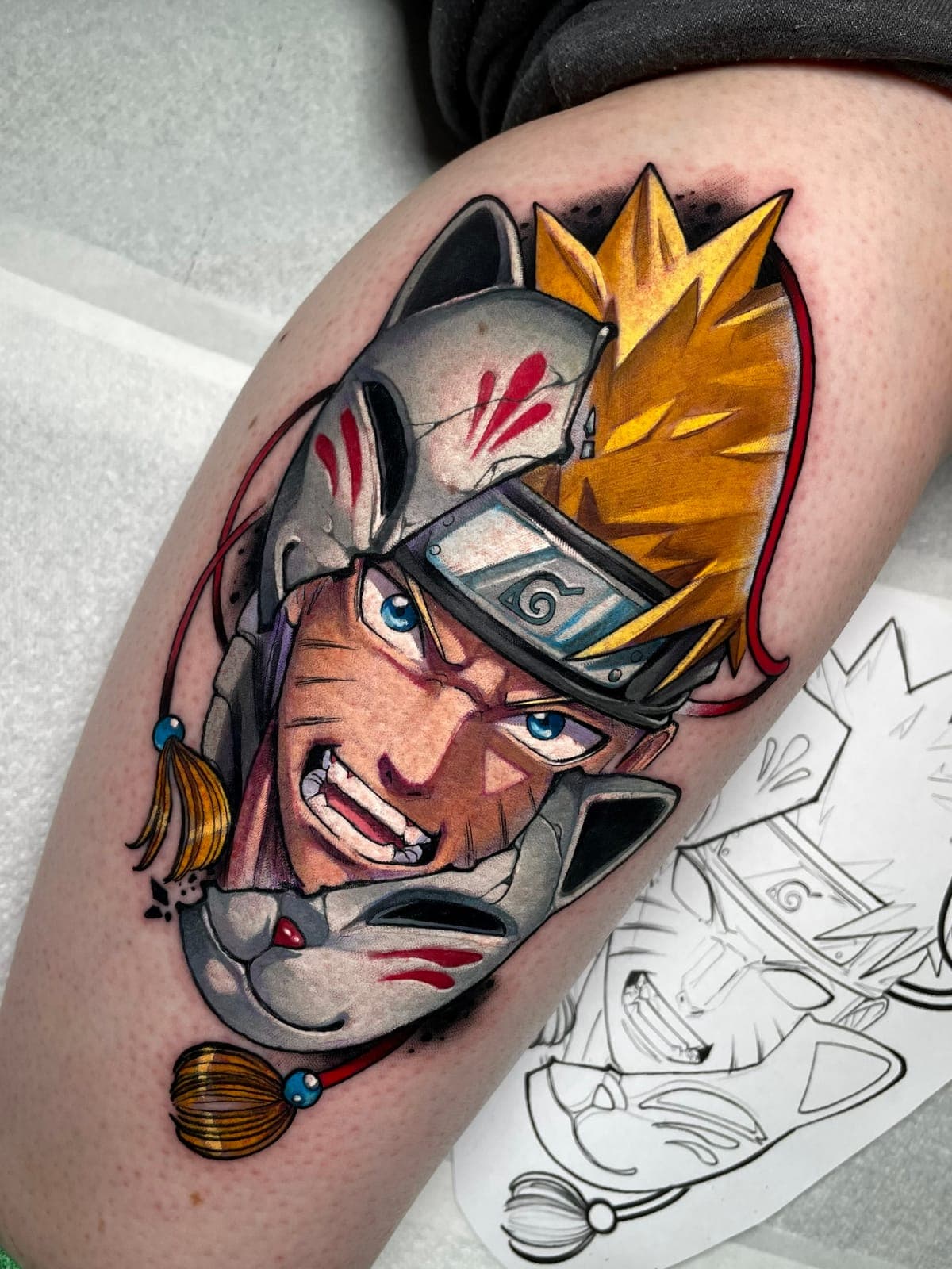 Naruto — Lower leg · Full color