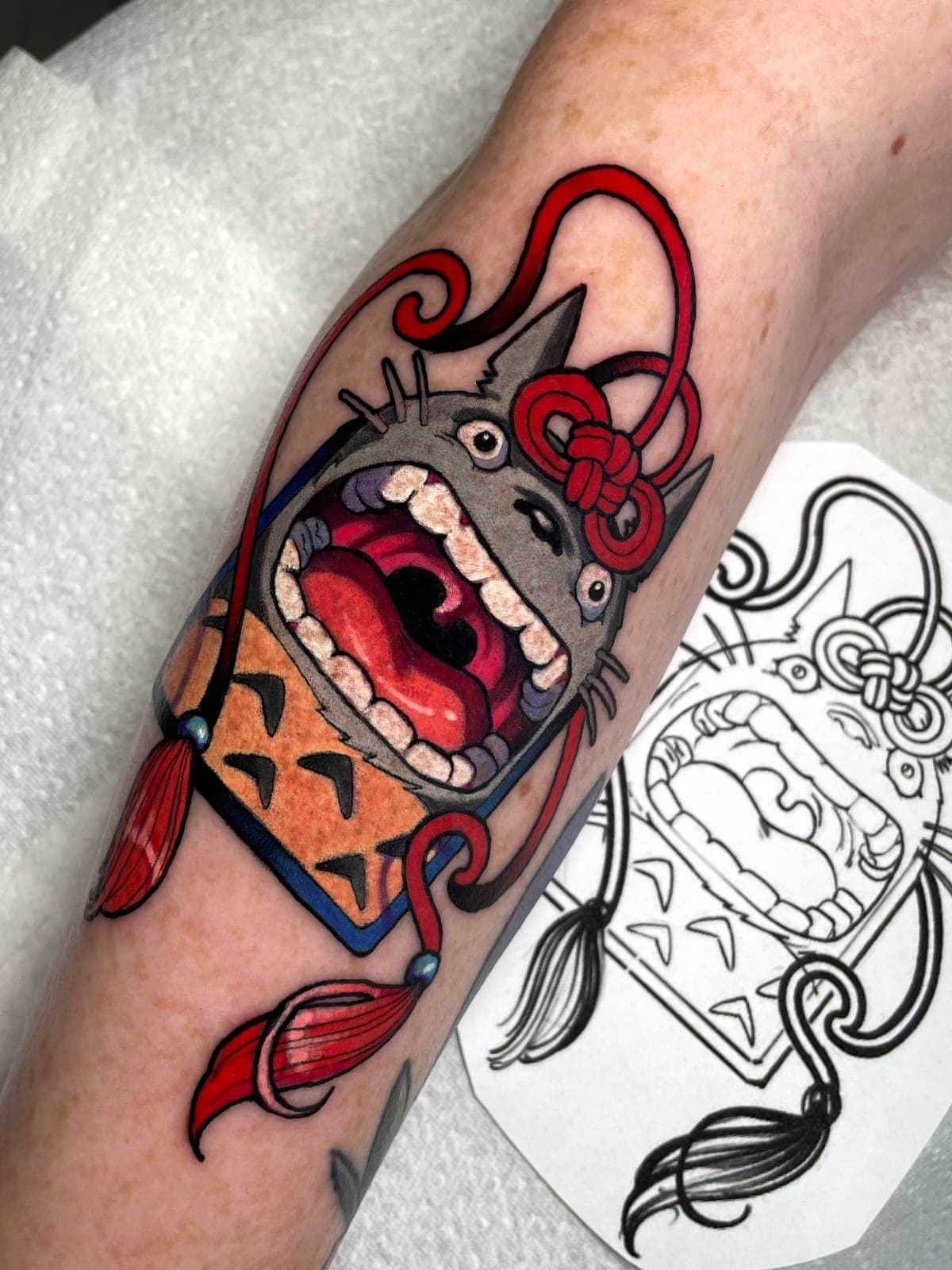 Totoro — Forearm · Full color